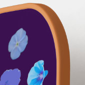 Beautiful Blue Floral Wildflower Pickleball Schläger (Linke Seite)