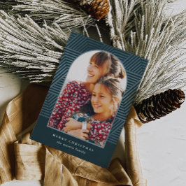 Beautiful Blue Geometric Pattern Foto Weihnachten