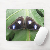 Beautiful Blue Gepunktet Butterfly Mousepad (Mit Mouse)