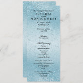 Beautiful Blue Glitzer - Programm (Vorne/Hinten)