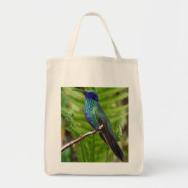 Beautiful Blue Hummingbird Tote Bag Tragetasche