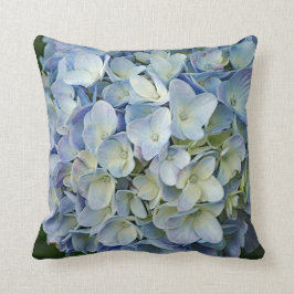 Beautiful Blue Hydrangea Blume Foto Kissen