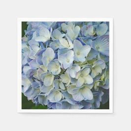 Beautiful Blue Hydrangea Blume Foto Serviette