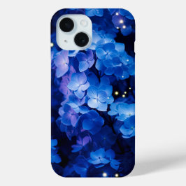 Beautiful Blue Hydrangea Blume in Night Case-Mate iPhone Hülle