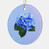 Beautiful Blue Hydrangea Keramik Ornament (Links)