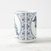 Beautiful Blue Jay Bird Kaffeetasse (Mittel)