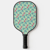 Beautiful Blue Modern Pro Pickleball Paddle (Vorderseite)