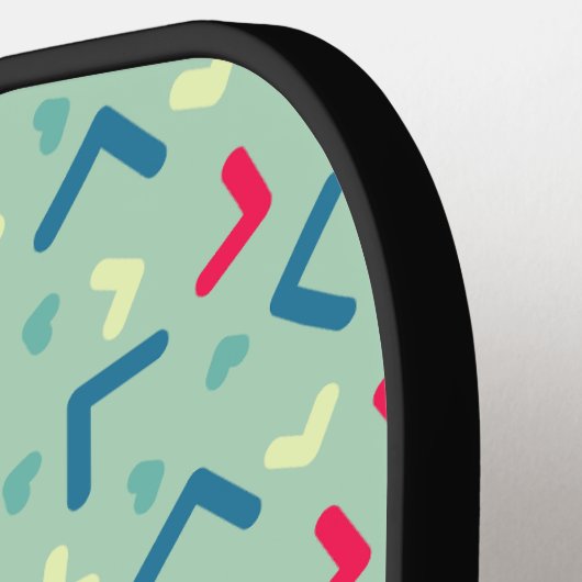 Beautiful Blue Modern Pro Pickleball Paddle (Linke Seite)