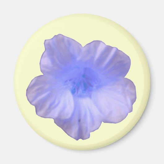 Beautiful Blue Nasturtium Magnet (Vorne)