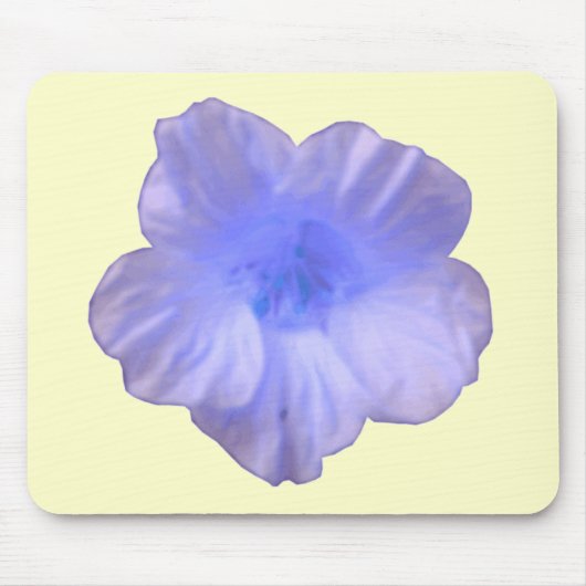 Beautiful Blue Nasturtium Mousepad (Vorne)