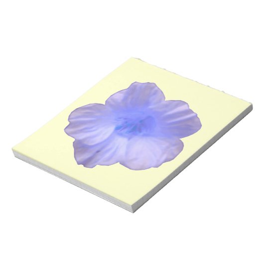 Beautiful Blue Nasturtium Notepad Notizblock (Rotiert)