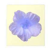 Beautiful Blue Nasturtium Notepad Notizblock (Vorderseite)