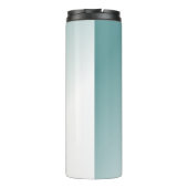 Beautiful Blue Ombre Monogram Thermosbecher (Rückseite)