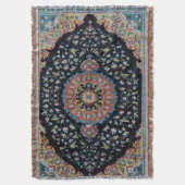 Beautiful Blue Oriental Antique Kilim Rug Decke (Vorderseite Vertikal)