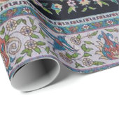 Beautiful Blue Oriental Antique Kilim Rug Geschenkpapier (Rolleneckpunkt)