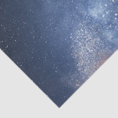 Beautiful Blue Outer Space Stars Milky Way Galaxy Seidenpapier (Ausschnitt)