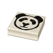 Beautiful Blue Panda Bear Gummistempel (Stempel)