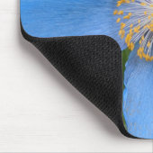Beautiful Blue Poppy Blumenmousepad Mousepad (Ecke)