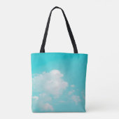 Beautiful blue sky and clouds with daylight natura tasche (Rückseite)
