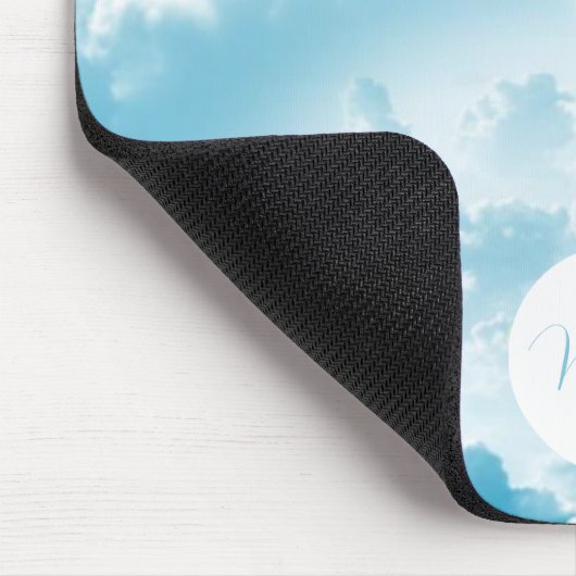 Beautiful Blue Sky Clouds Personalisiert Mousepad (Ecke)