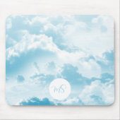 Beautiful Blue Sky Clouds Personalisiert Mousepad (Vorne)