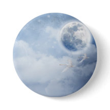 Beautiful Blue Sky mit Flying Swans