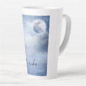 Beautiful Blue Sky mit Flying Swans Milchtasse (Rechte Ecke)