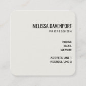 Beautiful Blue Sky mit Flying Swans Quadratische Visitenkarte (Rückseite)