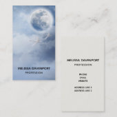 Beautiful Blue Sky mit Flying Swans Visitenkarte (Vorne/Hinten)