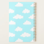 Beautiful Blue Sky Print Notebook Planner Planer (Rückseite)