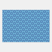 Beautiful Blue Star von David Geschenkpapier Set (Vorderseite)