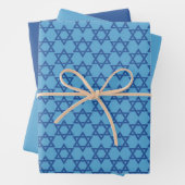 Beautiful Blue Star von David Geschenkpapier Set (Beispiel)