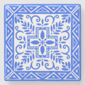 Beautiful Blue Tile Trivet Steinuntersetzer (Vorderseite)