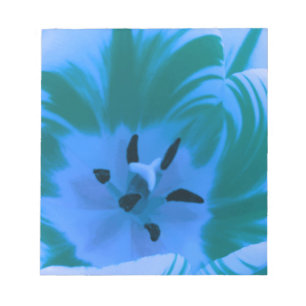 Beautiful Blue Tulip Notepad Notizblock