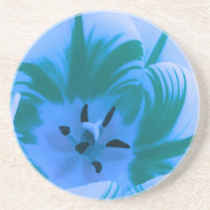 Beautiful Blue Tulip Untersetzer