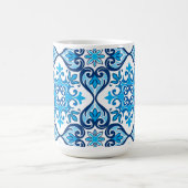 💙 🤍 Beautiful blue - white Azulejos X, Kaffeetasse (Mittel)