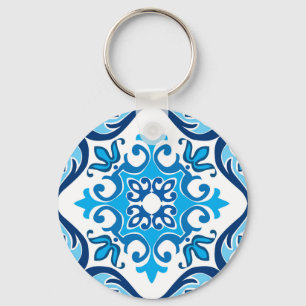 💙 🤍 Beautiful blue - white Azulejos X, Schlüsselanhänger