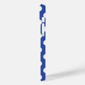 Beautiful Blue - White Polka Dot Pattern Case-Mate iPhone Hülle (Rückseite / Links)