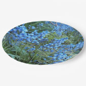 Beautiful Bluebell Garden Floral Pappteller (Schrägansicht)