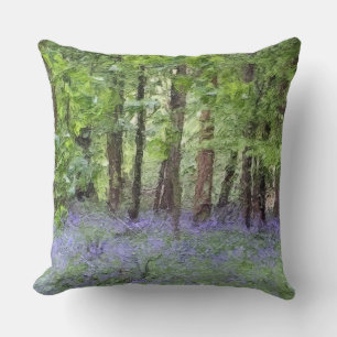 Beautiful Bluebell Wood Kissen