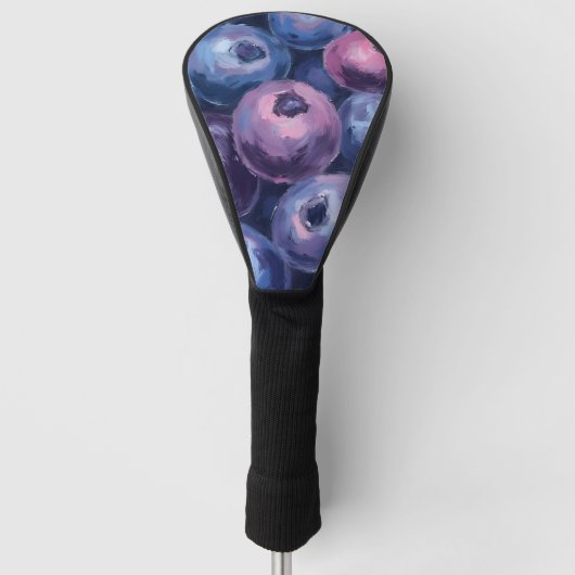 Beautiful Blueberries | Fruit Painting Golf Headcover (Vorderseite)