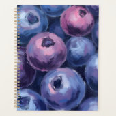 Beautiful Blueberries | Fruit Painting Planer (Vorderseite)