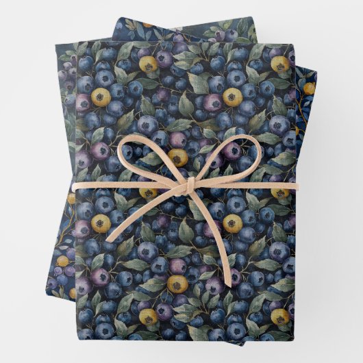 Beautiful Blueberry Geschenkpapier Set (Beispiel)