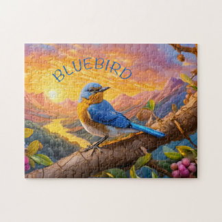 Beautiful Bluebird Puzzle