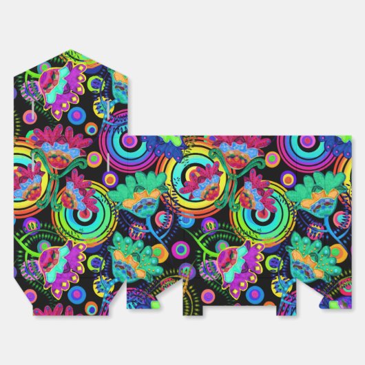 Beautiful Boho Batik Bright und Bold Geschenkschachtel (Ungefaltet)