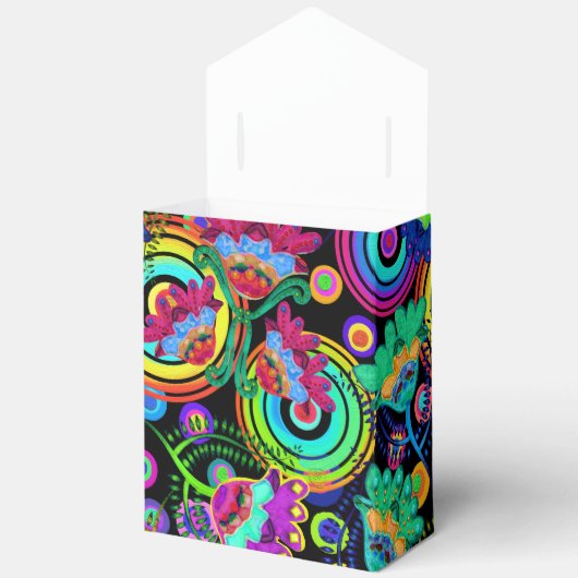 Beautiful Boho Batik Bright und Bold Geschenkschachtel (Offen)