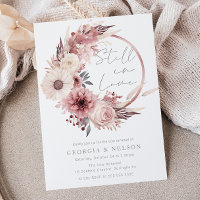 Beautiful Boho Blush Wedding Vow Renewal