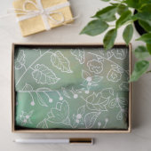Beautiful Boho Botanicals Dreamy Sage Green Seidenpapier (Geschenk)