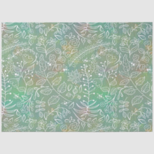 Beautiful Boho Botanicals Dreamy Sage Green Seidenpapier
