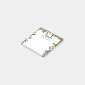 Beautiful Boho Bouquet - Individuelle Name zu tun  Post-it Klebezettel (angewinkelt)